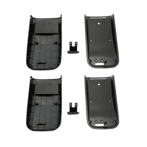 2 Set of - Center Console Armrest Cover Lid Kit for 9-7x for Bravada for Ascender for Envoy for Trailblazer EXT for Trailblazer for Rainier (Black,Plastic)
