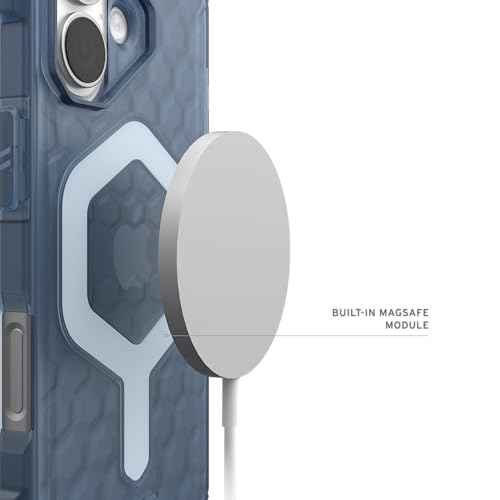 URBAN ARMOR GEAR UAG Designed for iPhone 17 Case Essential Armor - Compatible with MagSafe Translucent Military Grade Protective Cover, Cloud Blue - color: Essential Armor - Cloud Blue