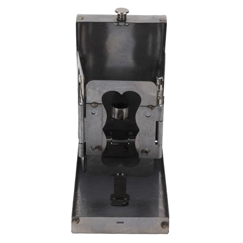 Folding Pocket Candle Lantern, Portable Multifunctional Retro Iron Glass Windscreen Lantern for Outdoor Camping Emergency Preparedness Home Decor