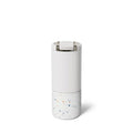 BrüMate Strova 18oz 100% Leakproof Insulated Coffee Mug | Ceramic-Lined Interior | Built-In Silicone Sleeve for Travel | Locking Flip Lid (Terrazzo) - color: Terrazzo