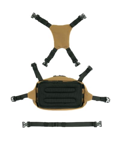 LA Police Gear LAPG Terrain Stealth Chest & Waist Fanny Pack, Green - color: Green