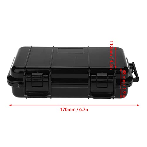 Dry Storage Box, 3 Types Survival Box Container Outdoor Shockproof Case Portable Storage Container for Camping Hiking Outdoor Activities - size: Exterior size of A: 170*110*48mm