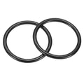 uxcell 2Pcs M3 x 30 x 36mm(WD. x ID. x OD.) Metal Rings, 304 Stainless Steel Solid Welded Seamless O-Ring Decorative Connecting for Macrame, Hanging Slings Rope, Black - size: M3 x 30 x 36mm(WD. x ID. x OD.)
