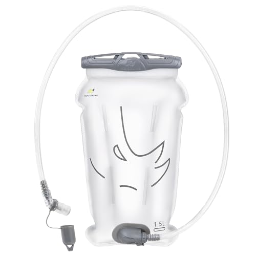 N NEVO RHINO Hydration Bladder 1.5L-3L Kit, Water Bladder for Running Vest - color: 1.5L-White