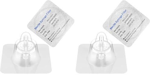 Sterile Syringe Filter, PES Membrane 0.22um Pore Size, 13mm Membrane Diameter, Sterile Syringe Filter with Hydrophilic PES Membrane 10 Pcs by Biomed Scientific (Pack of 2)