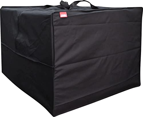 Outdoor Square Cushion/Cover Storage Bag, Protective Zippered Storage Bags with Handles, 32''L x 32''W x 24''H Black - color: Black, size: 32''X32''X24''