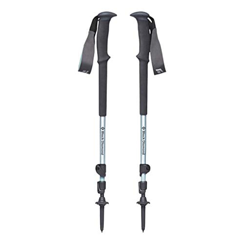 BLACK DIAMOND Trail Trekking Poles (Pair), Lightweight, Aluminum, Hiking - color: Women's Alpine Lake, size: 100-125 cm (Foam Grip)