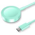 𝟐𝟎𝟐𝟔 𝐔𝐩𝐠𝐫𝐚𝐝𝐞𝐝 Magnetic Charging Cable for Apple Watch Charger,[USB C Port] Wireless Charging Cable Compatible with iWatch Series Ultra/10/9/8/7/6/SE/SE2/5/4/3/2[3.3FT/1M],Green | Wireless iWatch Chager Cable Dual-Chip Compatible with Apple Watch Series Ul