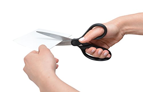 Westcott 16451 8-Inch KleenEarth Recycled Scissors For Office and Home, Black