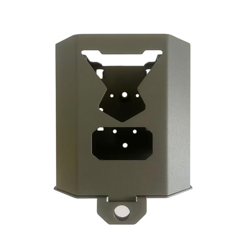 Protective Case for Cellular Trail Cameras - Fits Flex, Flex-G6, and Flex-S - Lockable Steel Case with Robust Protection, Solar Panel Port & Versatile Mounting Options, SB-500S