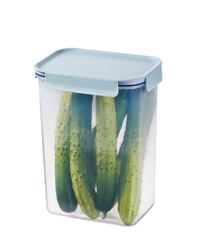 LocknLock Classic-Plus Plastic Food Storage Container | Airtight Plastic Food Storage Containers with Lids | BPA Free Stackable Food Storage for Meal Prep, Leakproof, Freezer & Dishwasher Safe, 3.8L - size: 3.8 l