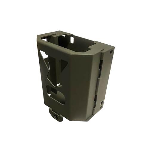 Protective Case for Cellular Trail Cameras - Fits Flex, Flex-G6, and Flex-S - Lockable Steel Case with Robust Protection, Solar Panel Port & Versatile Mounting Options, SB-500S