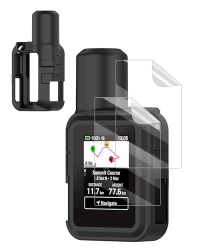 Silicone Case for Garmin inReach Mini 3/3 Plus (Black) - color: Black, size: inReach Mini3 Plus