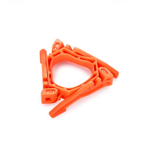 Fire-Maple Gas Canister Stand Foldable Tripod Bracket for Camping Stoves | Rock-solid Stability, Secure on Any Terrain, Fits Most Gas Canisters, Folds Tiny, 30g - color: Orange