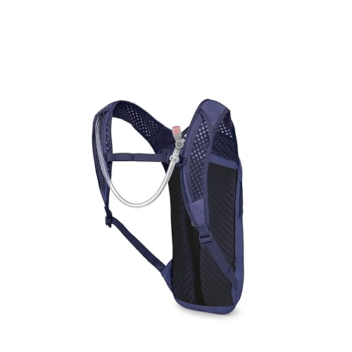 Osprey Berm Biking Backpack with Hydraulics Reservoir - Lightweight Hydration Backpack for Men and Women - color: Botswana Purple Dust Print, style: 4l