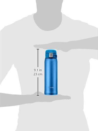 Zojirushi SM-SD48AM Stainless Steel Mug, 16-Ounce, Matte Blue - color: Matte Blue, style: 16-Ounce