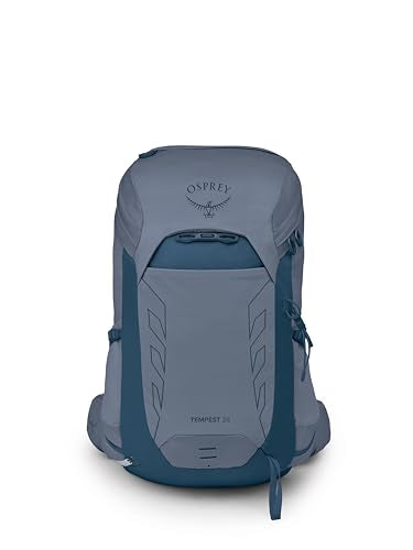Osprey Tempest 26L Women's Lightweight Hiking Backpack, Blue OS - color: Anchor Blue/Atlas, size: 26L - Standard Fit