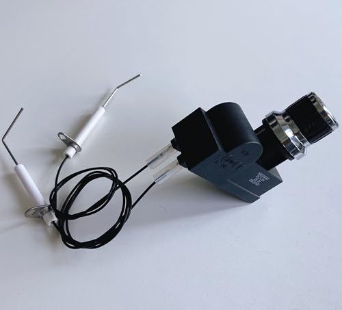 2 Outlet Gas Grill Igniter Kit for Blackstone 28" 2 Burner | AA Battery Powered Electronic Ignition, Universal Cover Spark Ignitor Replacement Parts for 1883 Black Stone