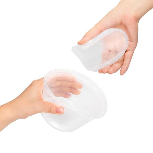 TashiBox 50 Sets 16 Oz Plastic Deli Containers with Lids - Food Storage Containers with Lids - Clear Airtight Meal Prep Containers, BPA Free, Stackable, Leakproof, Microwave and Freezer Safe - size: 16 oz - 50 Containers & Lids