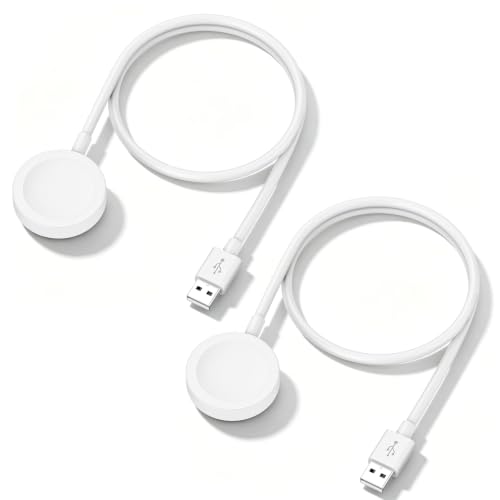 Watch Charger for Apple Watch Charger, 2Pack USB A Short Magnetic Fast Charging Cable Portable Wireless Charging iWatch Charge Cord Compatible with iWatch Series Ultra/SE/11/10/9/8/7/6/5/4/-[1FT/0.3M]