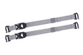 Tactical MOLLE/PALS Backpack Attachment Straps - Adjustable G-Hook Tie Downs, Non-Slip Cam Buckle, for Rucking, Hunting, Hiking, Camping, Tripod & Sleeping Gear (7.5-22 in) (Silvery, 2-Pack) - size: 2-Pack, style: Silvery