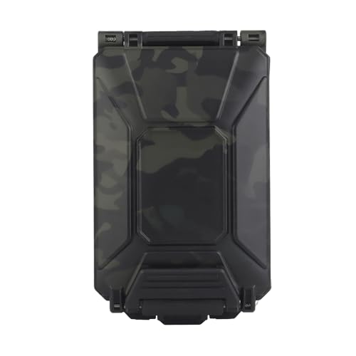WoSporT Tactical Modular Battery Storage Organizer, MOLLE Military Hunting Vest Carry 18650/AAA/CR123A/18350 Battery Box Holder Case - color: BCP
