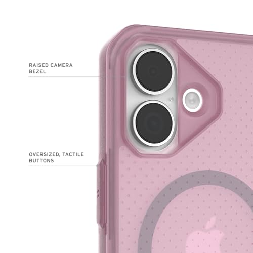 URBAN ARMOR GEAR UAG Designed for iPhone 17 Case Dot - Compatible with MagSafe Translucent Military Grade Protective Cover, Lilac Purple - color: Dot - Lilac Purple