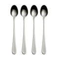Oneida Flatware Flight, Iced Tea Spoons, Set of 4 | mirror finish | long handle | dishwasher safe, cutlery set for kitchen and dining, utensil set, kitchen essentials - style: Tall Drink Spoons, Set of 4