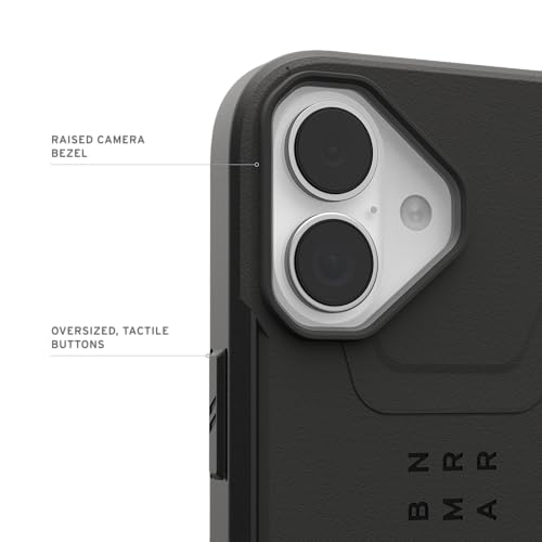 URBAN ARMOR GEAR UAG Designed for iPhone 17 Case Civilian - Compatible with MagSafe Military Grade Protective Cover, Black - color: Civilian - Black