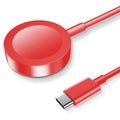 2026 Upgraded for Apple Watch Charger Magnetic USB C Fast Charging Cable | Wireless iWatch Chager Cable Dual-Chip Compatible with Apple Watch Series Ultra/SE/11/10/9/8/7/6/5/4/3/2-3.3FT,Red - color: Red, size: 1.0M