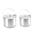 AceCamp Nested Pot Aluminum Lightweight Cooking Pot Set Outdoor Large Stock with lid and folding handle - 4L,8L,12L