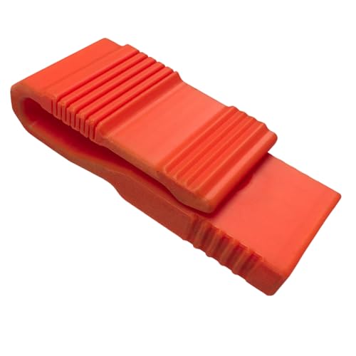 Emergency Safety Whistle with Flexible Clip, Loud Tactical EDC Whistle for Backpack, Running, Hiking, Police & Security Gear Accessory - color: Orange