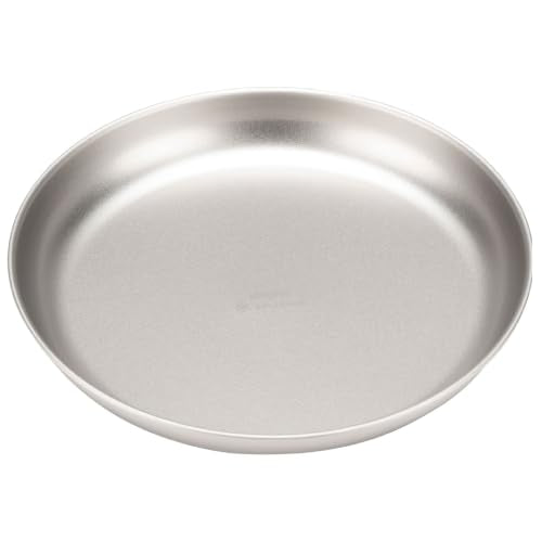 Snow Peak Titanium Camping Plate for Backpacking & Outdoor Dining