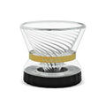 Brewista Tornado Duo Pour Over Coffee Dripper, Insulated Double Wall Glass, Easy-To-Clean Drip Coffee Maker for Home & Office(2-4 Cups) - size: 2-4 Cups