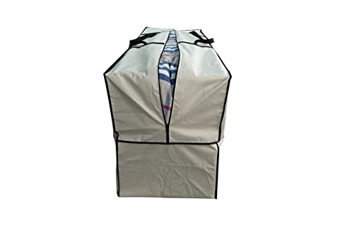 Outdoor Rectangular Cushion/Cover Storage Bag, Protective Zippered Storage Bags with Handles, 60"X20"X28" Beige - color: Beige, size: 60"X20"X28"