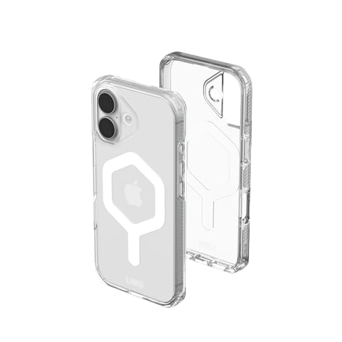 URBAN ARMOR GEAR UAG Designed for iPhone 17 Case Plyo - Compatible with MagSafe Transparent Military Grade Protective Cover, Ice/White - color: Plyo - Ice/White