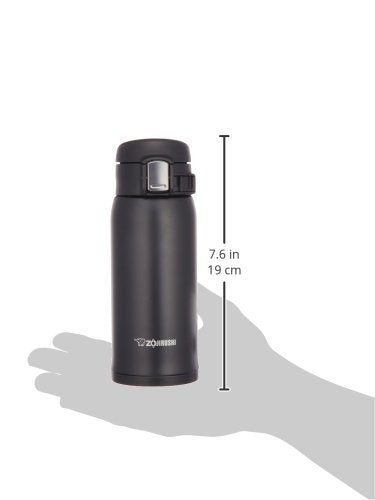 Zojirushi SM-SA36BA Stainless Steel Mug, 12-Ounce, Black - color: Black, style: 12-Ounce