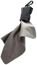 SPUDZ Ultra Microfiber Lens Cleaner with Closeable Bottom – Clip-On Pouch, Washable – for Binoculars, Scopes, Glasses, Screens | Ultra Titanium, 6 x 6 Inch - color: Titanium, size: 6 x 6 Inch