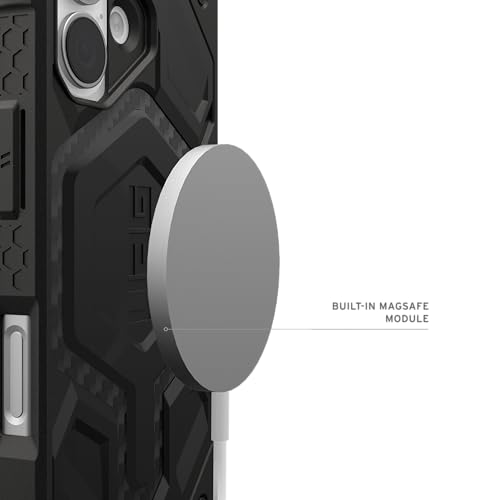URBAN ARMOR GEAR UAG Designed for iPhone 17 Case Monarch Pro - Compatible with MagSafe Military Grade Protective Cover, Carbon Fiber - color: Monarch Pro - Carbon Fiber