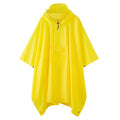 Multi functional cape hooded raincoat suitable for outdoor camping and hiking, suitable for both men and women - color: Yellow