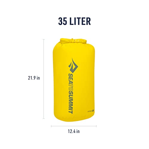 Sea to Summit Lightweight Dry Bag, Multi-Purpose Dry Storage - color: Sulphur Yellow, style: 35 Liter