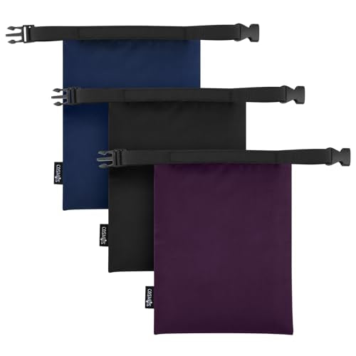 Cosmos 3 Pcs Waterproof Dry Bag, Mini Waterproof Pouch Portable Dry Sacks Small Roll Top Storage Bag for Outdoor Travel Kayaking Boating Camping Hiking (Medium Size) - style: Medium Size - 3 Pcs