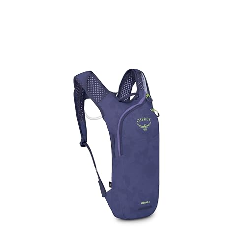 Osprey Berm Biking Backpack with Hydraulics Reservoir - Lightweight Hydration Backpack for Men and Women - color: Botswana Purple Dust Print, style: 4l