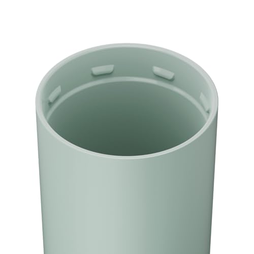 BrüMate Strova 18oz 100% Leakproof Insulated Coffee Mug | Ceramic-Lined Interior | Built-In Silicone Sleeve for Travel | Locking Flip Lid (Sage) - color: Sage