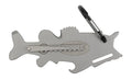 UST Tool-a-Long Multi-Tool Carabiners with Durable, Compact Stainless Steel Construction for Hiking, Kayaking, Camping, Travel and Outdoor Survival - style: Bass