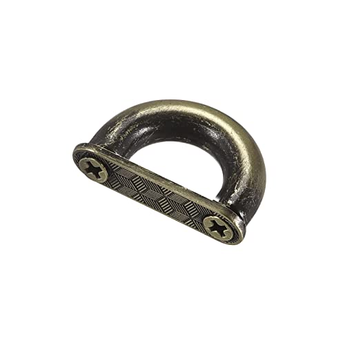 uxcell Arch Bridge Buckle, Metal D-Ring Connector Buckles Shackle for Bags Hanger Purse Strap DIY Craft - color: Bronze