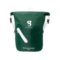 geckobrands Lightweight 30L Waterproof Backpack - Lightweight Watertight Outdoor Bag Hiking Traveling Light Water Activities - color: Hunter Green / White