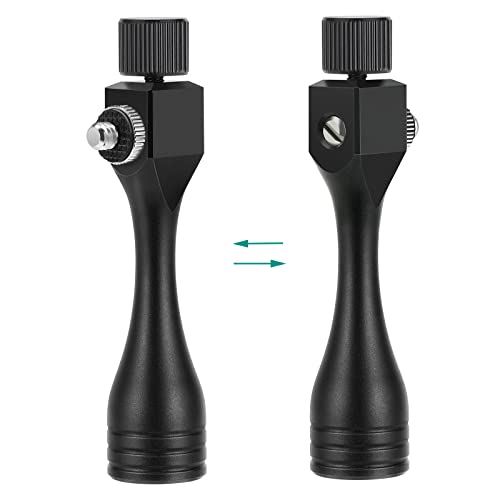 Binocular Tripod Adapter - 1/4-20 Inch Threading, Quick Release Mount (Black) - style: Connection screws X1