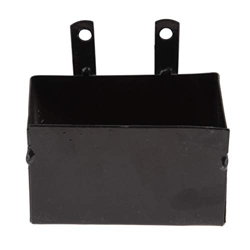 Kesoto Sturdy Metal Motorcycle Batteries Carrier Case Storage Holder Box for 50cc 70cc 110cc 125cc Dirt Bike ATV