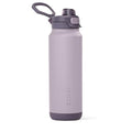 ZULU Powerfill Pro 32oz Stainless Steel Sip or Chug Water Bottle, Amethyst | Insulated stainless steel water bottle with Quick Fill™ lid, sip and chug spouts, leakproof lock, and dishwasher safe - color: Amethyst, style: 32oz